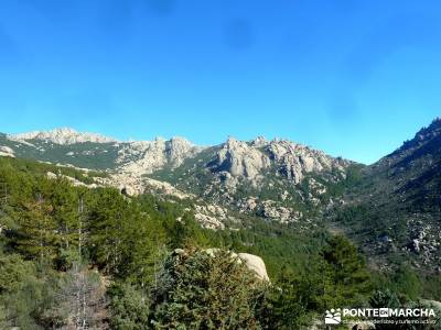 Puente de los Pollos - Cancho de los Muertos - La Pedriza; club de montaña madrid; ruta de senderis